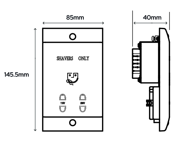 Shaver Socket - Sycamore B2B