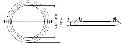 Circolina Led 18W 1800Lm 200mm 4000K - Forniture Elettroniche Trentine snc