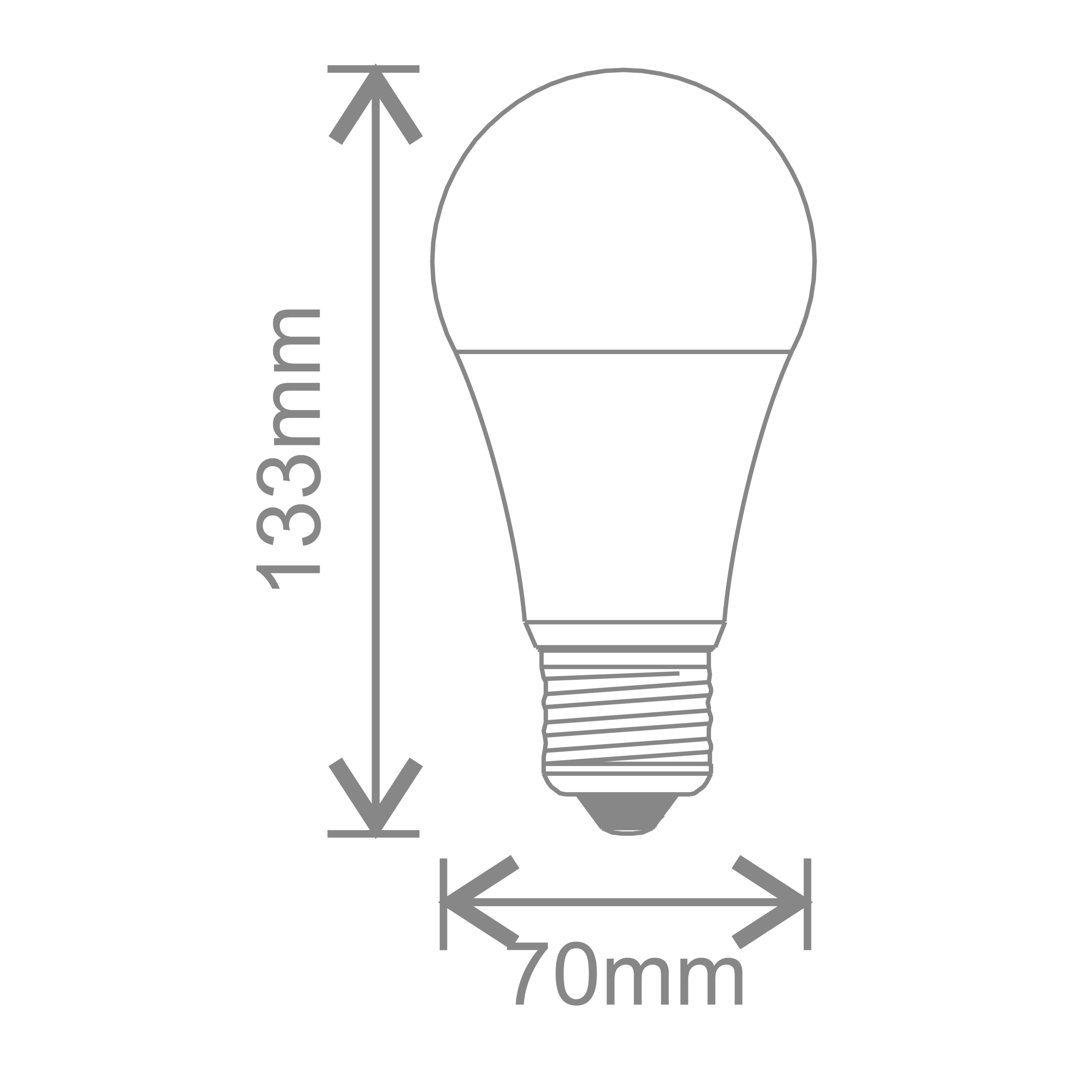 18W Non-Dimmable High efficiency LED GLS Lamp - Kosnic